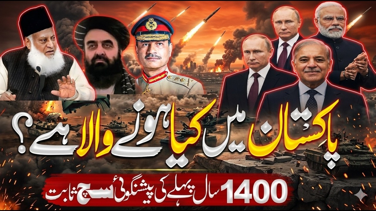 Pakistan Ma Kia Hone Wala Hai? 1400 Saal Purani Peshgoi? Pak vs Afg | America vs Iran Dr Israr Ahmed