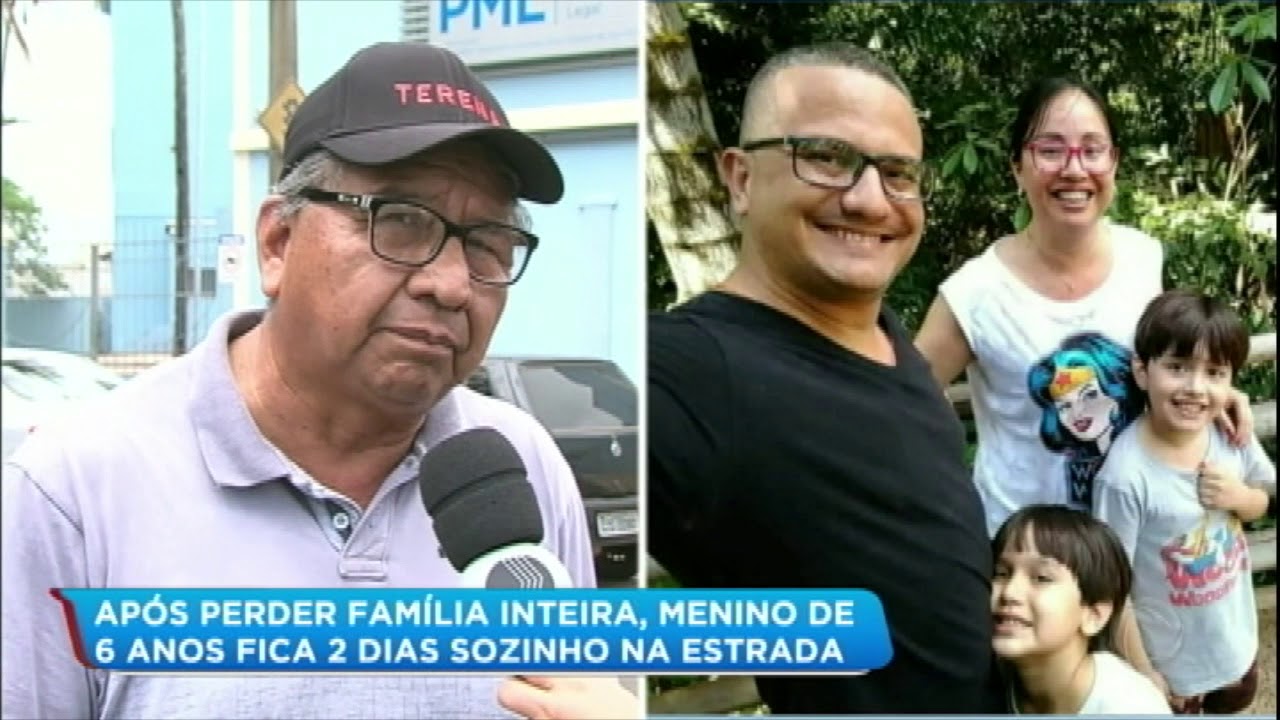 Avô de menino encontrado em rodovia fala com o Balanço Geral