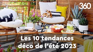 Les 10 tendances déco de l'été 2023 pour embellir votre extérieur