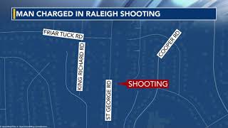 Raleigh police identify man arrested for shooting a person in front of a child