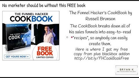 Unboxing Funnel Hacker Cookbook with blackbox from Clickfunnels