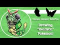 I drew a realistic caterpie realistic 151 project part 4 caterpie metapod  butterfree