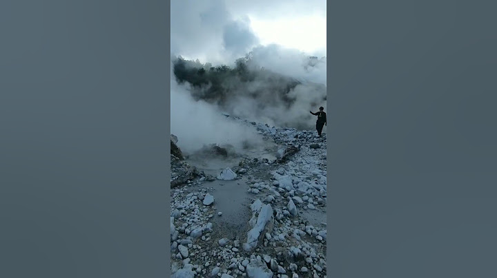 Kawah Ratu Gunung Salak, Suaranya Serem Amat! #shorts #volcano