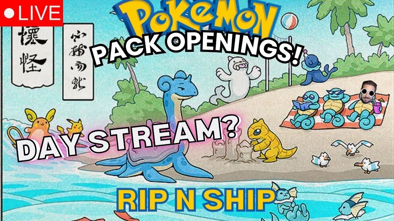 FRIYAY ! LIVE Pokemon PACK RIPS ! GIVEAWAYS ! FREE SHIPPING!