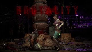 Mortal Kombat 11 Beta - JADE gameplay (PS4)
