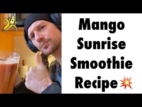 Mango Sunrise Smoothie Recipe!