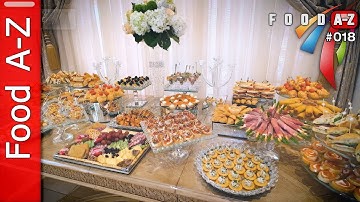 🥂 Wedding Appetizer Buffet Ideas | Stunning Finger Food Table #018