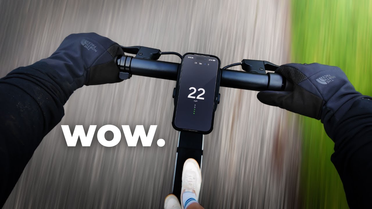 Is this the coolest electric scooter EVER?