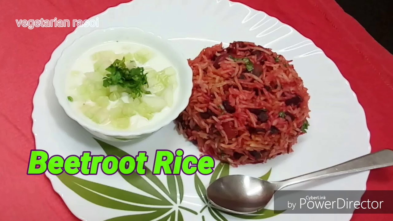 Easy Beetroot Rice Recipe Beetroot Rice Quick Recipe Richa's