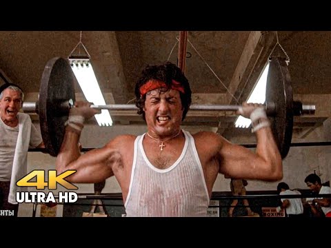 Rocky's training before the fight with Creed. Motivational video. Rocky 2