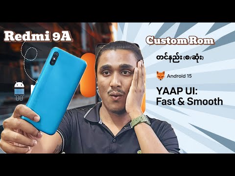 Redmi 9A Install latest Android 15 Custom Rom(Full Tutorial) | YAAP OS | Blossom.