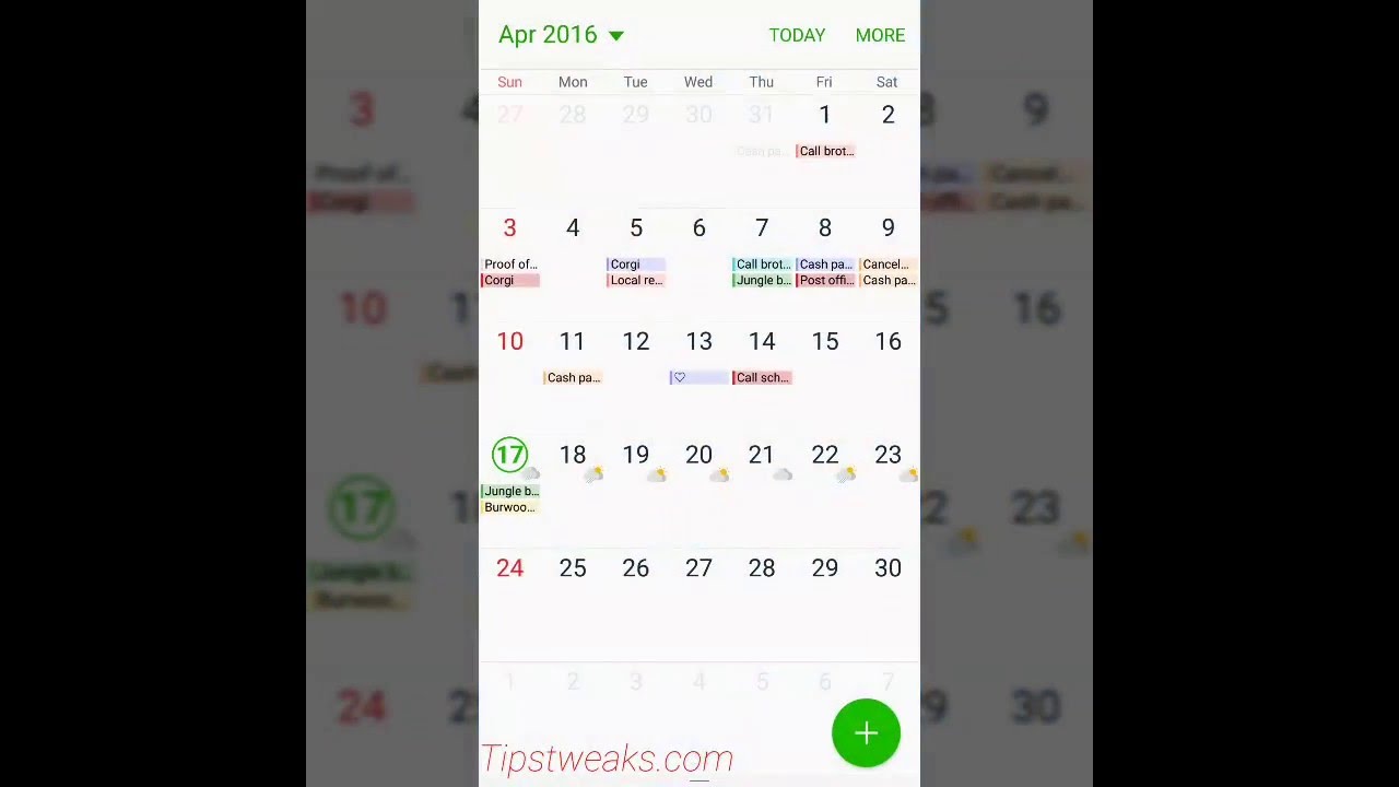 How To Show Public Holidays On Calendar S Planner On Samsung Galaxy S7