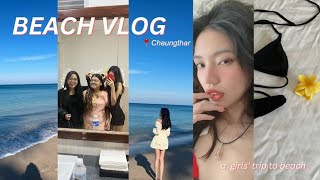 🌴BEACH VLOG| a girls trip to Chaung Thar (first time without my strict asian parents)