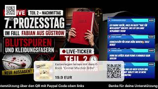 🚨 LIVE: 7. PROZESSTAG IM FALL FABIAN AUS GÜSTROW – Neue Aussagen zu Blutspuren? | Teil 2