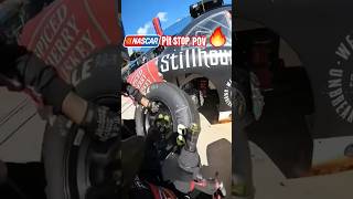 Nascar Pit Stop POV! #nascar #pitstop #cupseries #pitcrew
