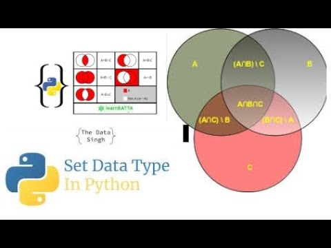 Python Set Data type - YouTube
