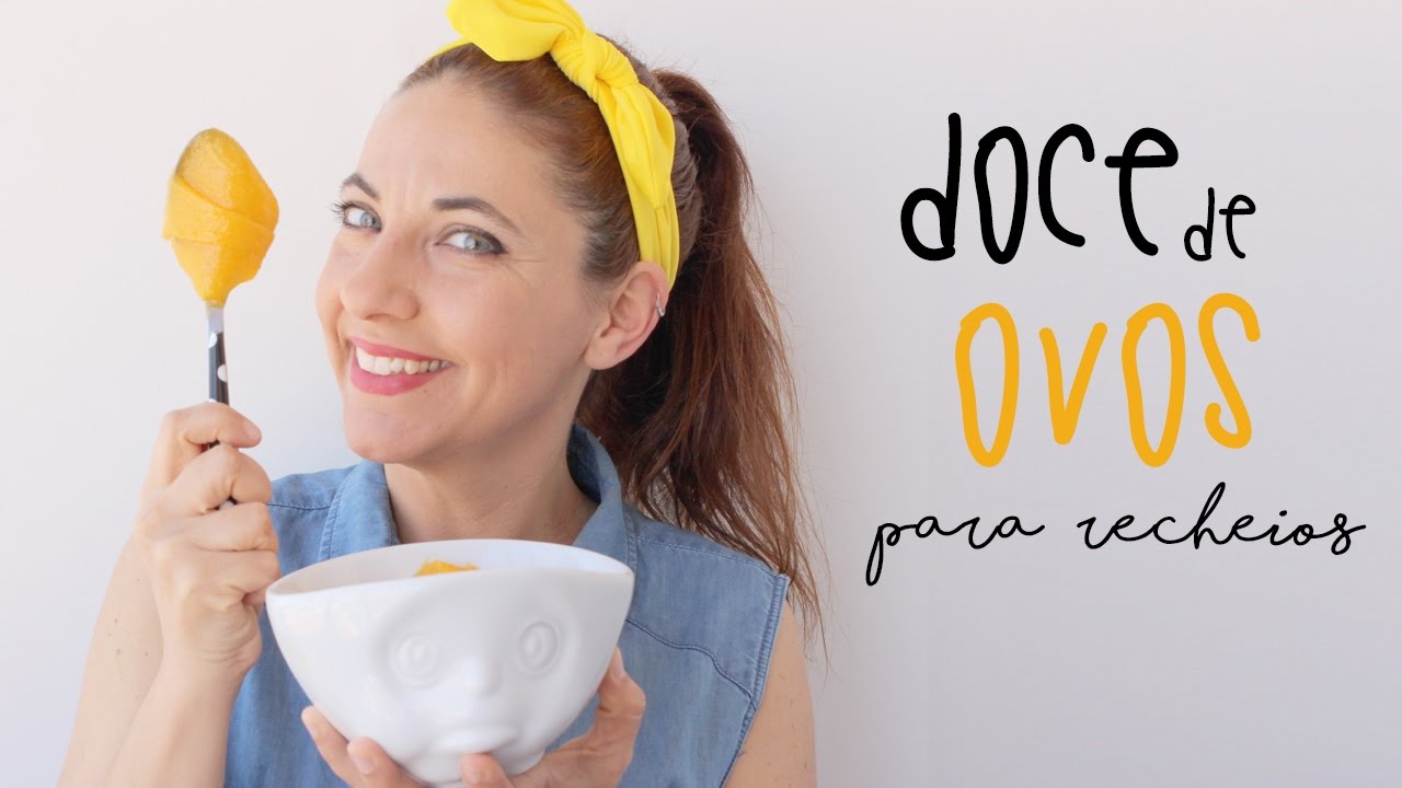 Doce de Ovos para recheios- Creme de Ovos