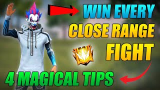 Top 4 Magical Tips And Tricks To Win Every Short Range Fight || FireEyes Gaming || Garena Free Fire