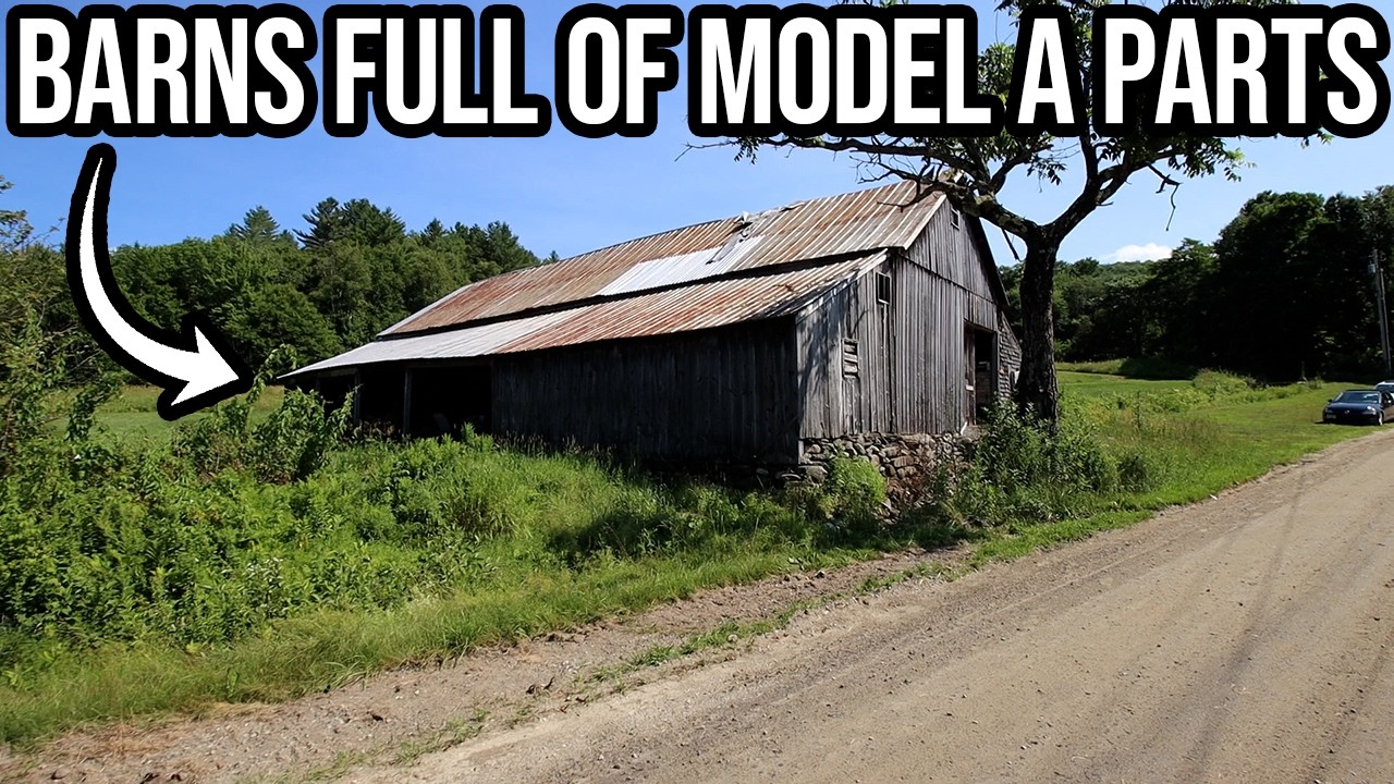 MASSIVE New England Model A Parts Stash - Barns Are Packed!! - YouTube