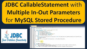 JDBC CallableStatement with Multiple In-Out Parameters for MySQL Stored Procedure