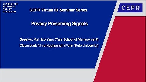 Privacy Preserving Signals