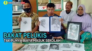 Tak Punya Biaya Untuk Masuk SLTA Sejak 2016, Salman Miliki Bakat Melukis, Di Tawari Sekolah Gratis