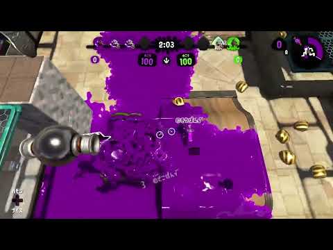 スプラトゥーン2のバグやってみた(アロワナすり抜けバグ)