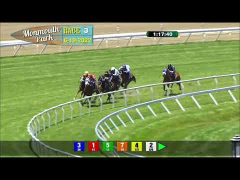 video thumbnail for MONMOUTH PARK 06-19-22 RACE 3