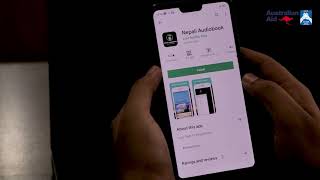 Tutorial  in Nepali language for finding apps using talkback screenshot 4
