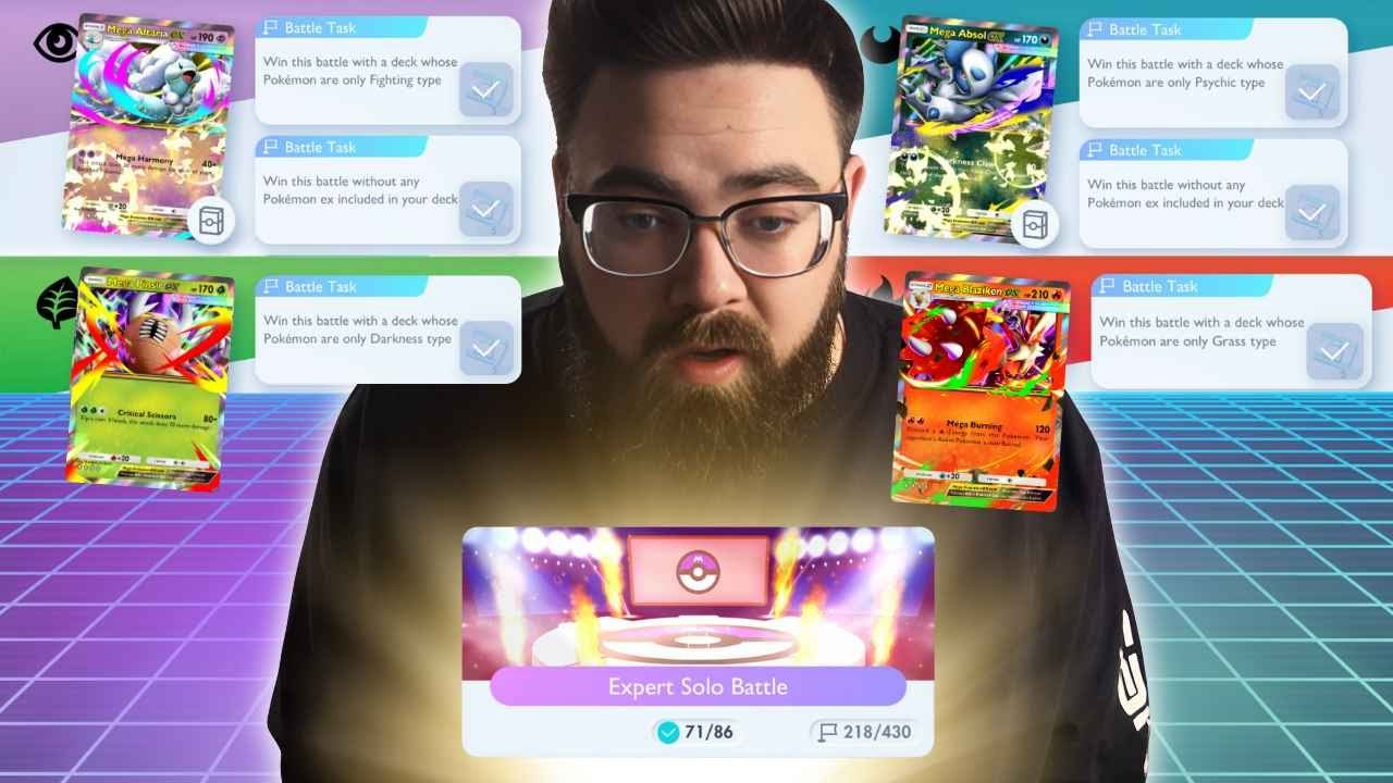 Руководство по выполнению боевых заданий для достижения «Мега-Восстание» в Pokemon TCG Pocket