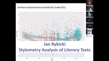 EAJS Digital jour fixe: Jan Rybicki on Stylometry Analysis of Literary Texts