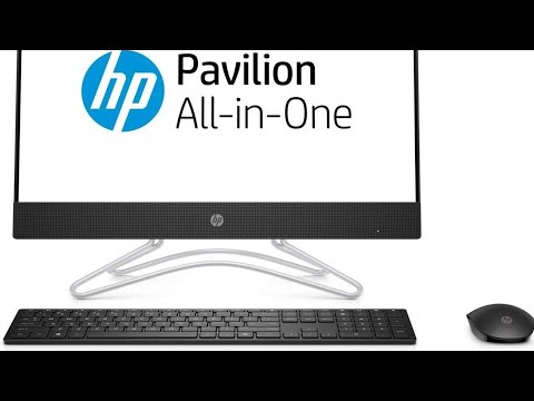 Hp 22 C0014il 21 45 Inch All In One Desktop Jet Black Unboxing Youtube