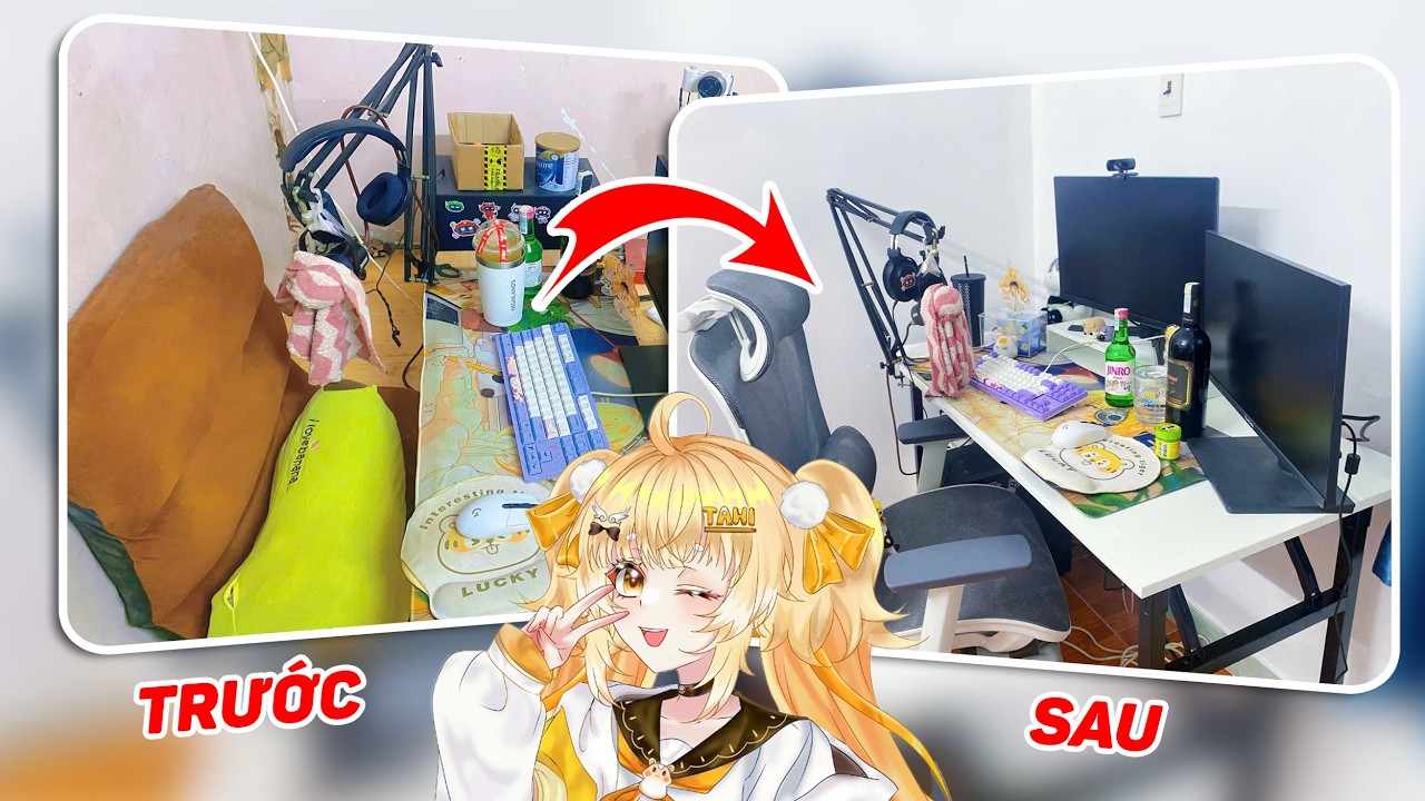 HÉ LỘ GÓC STREAM SIÊU ĐAU LƯNG CỦA VTUBER NÀY