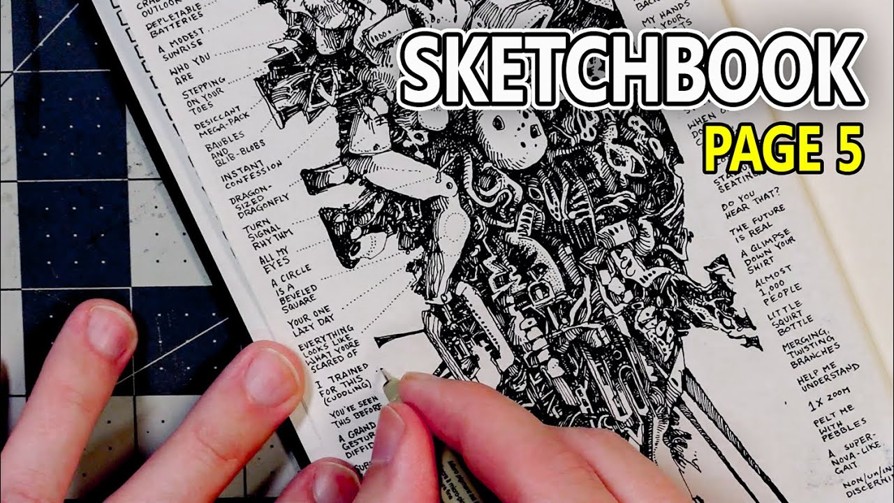 DRAWING of a SCULPTURE of a SHAPE (Sketchbook Page 5/133)