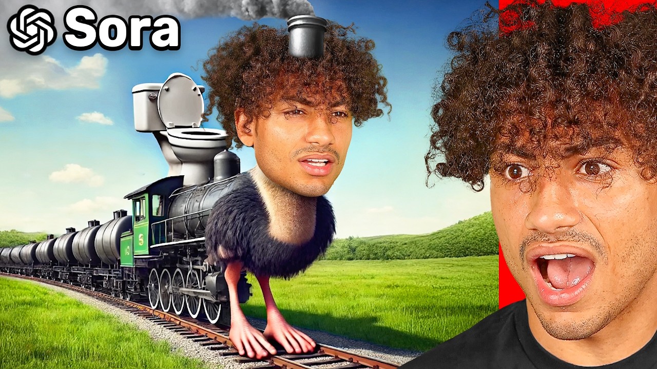 REACTING TO AI VIDEOS ABOUT ME!