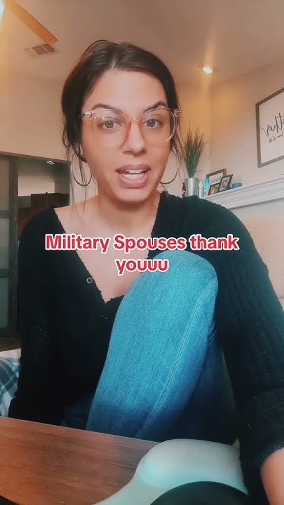 Military Spouses Thank you #militarylife #mycaa - YouTube