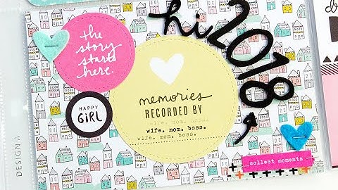 Project Life 2018 Flip Through Part 1