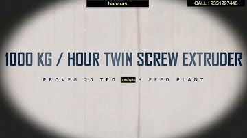 TWIN SCREW FLOATING FISH FEED EXTRUDER || DOUBLE SCREW EXTRUDER || FISH FEED PLANT