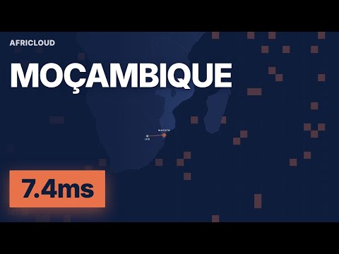 Cloud VPS Moçambique: 7.4ms desde Joanesburgo