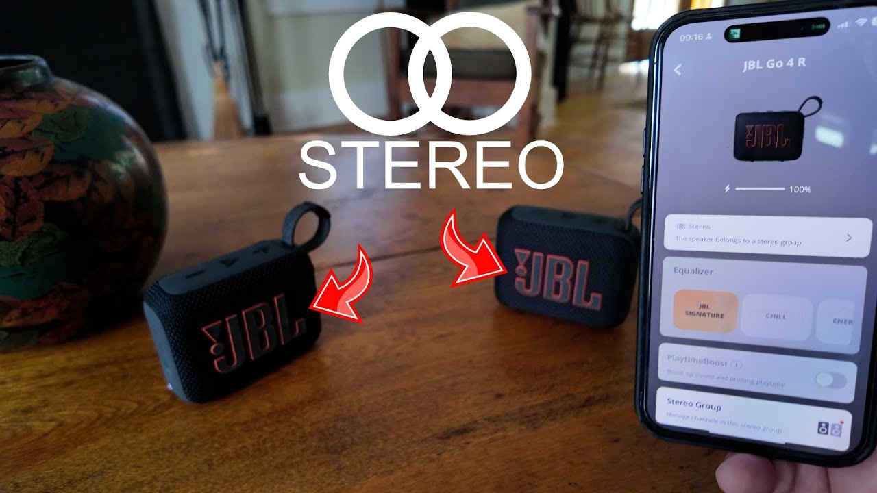 Playing JBL GO4 in Stereo - YouTube