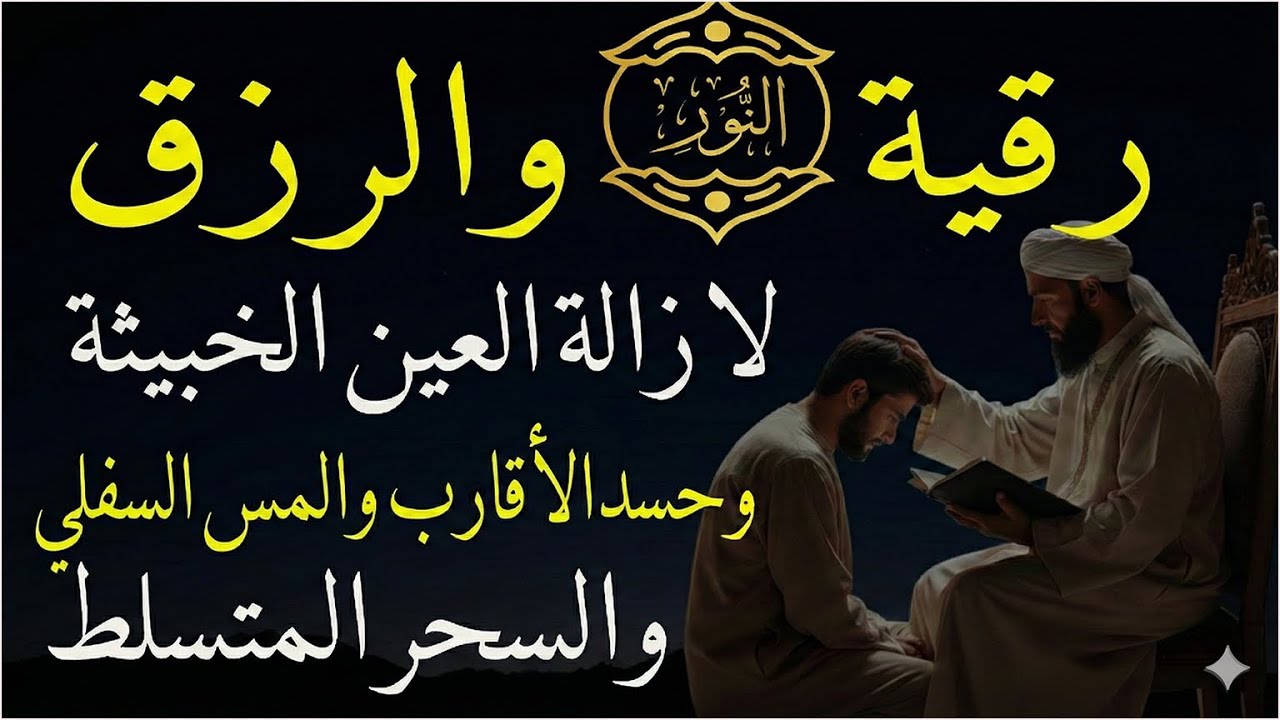 رقية النور لإزالة العين الشريرة والحاقدة وحسد الأقارب والجيران والأعراض والأمراض وصر