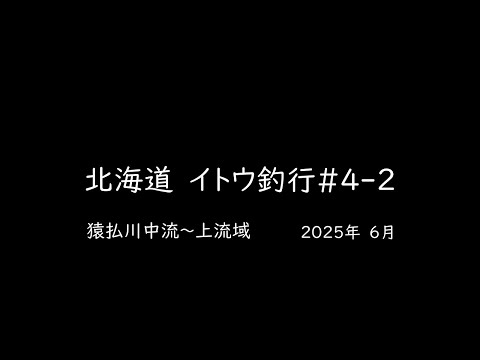 北海道　イトウ釣行　2025年（#4-2猿払川　中流～上流域）