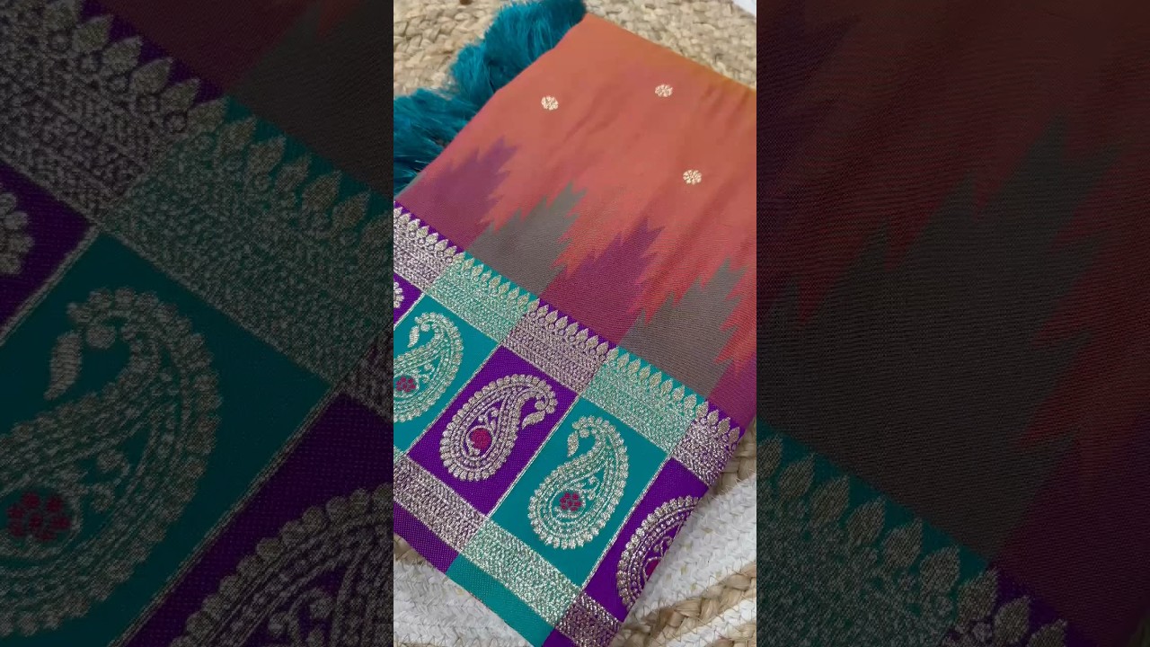 Soft Banarasi Silk Zari Weaving Saree