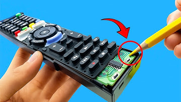 Ik heb er spijt van dat ik DIT GEHEIM niet eerder heb ontdekt! Eenvoudige manier om elke tv-afsta...