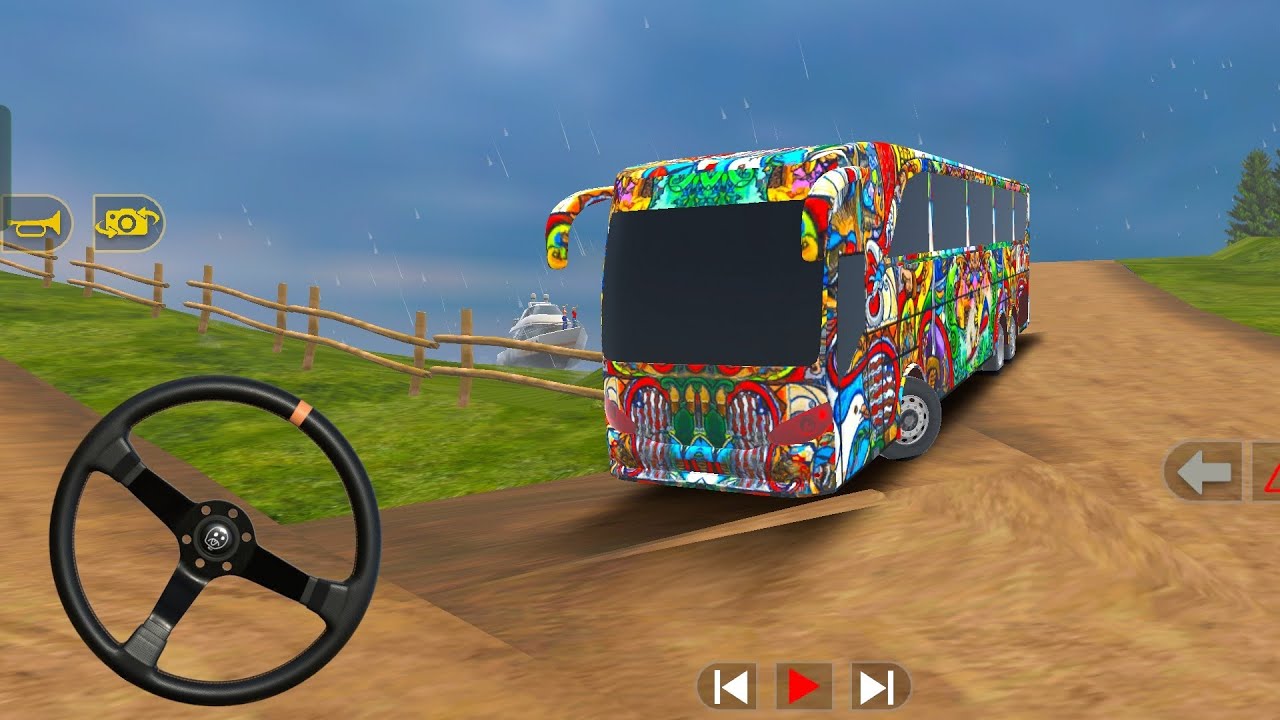 Coach BusSimulat or Indian. Gameplay Brand gamer. Part 123