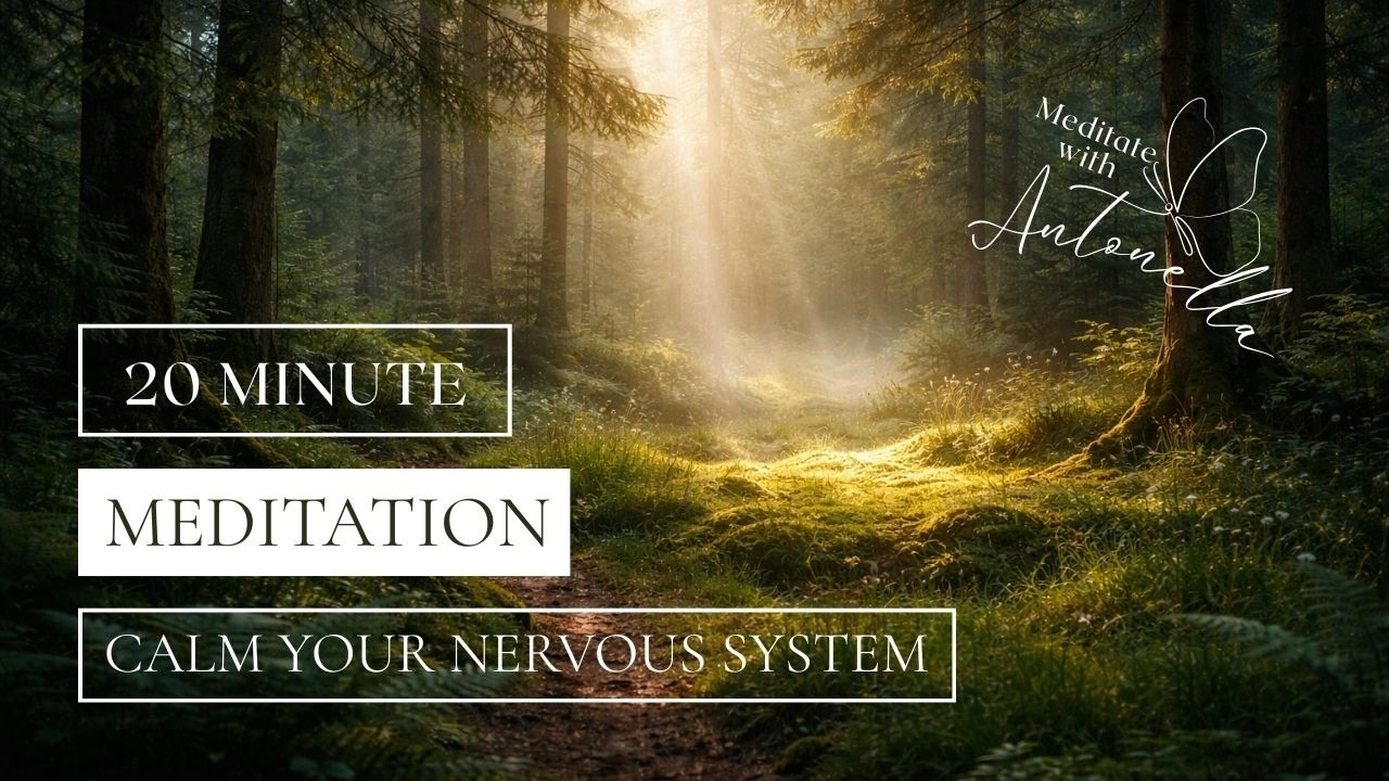 20-минутная медитация с инструктором для обретения внутренней гармонии и ясности ума / Успокоения...