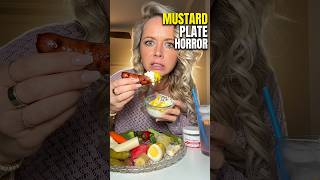 The Mustard Plate that broke the internet 😭 #mustardplate #foodtrends