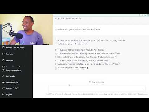 CHAT GPT HELPS YOUTUBER TO GET MORE VIEWS SUBSCRIBERS AND MONEY