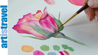 Aquarell für Anfänger - Tipps für wunderschöne Blumen-Motive | Ganz einfach aquarellieren lernen 9