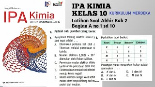 Latihan Soal Akhir Bab 2 part 1 IPA Kimia Kelas 10 Latihan Soal Akhir Bab 2 part 1 IPA Kimia Kelas 10
